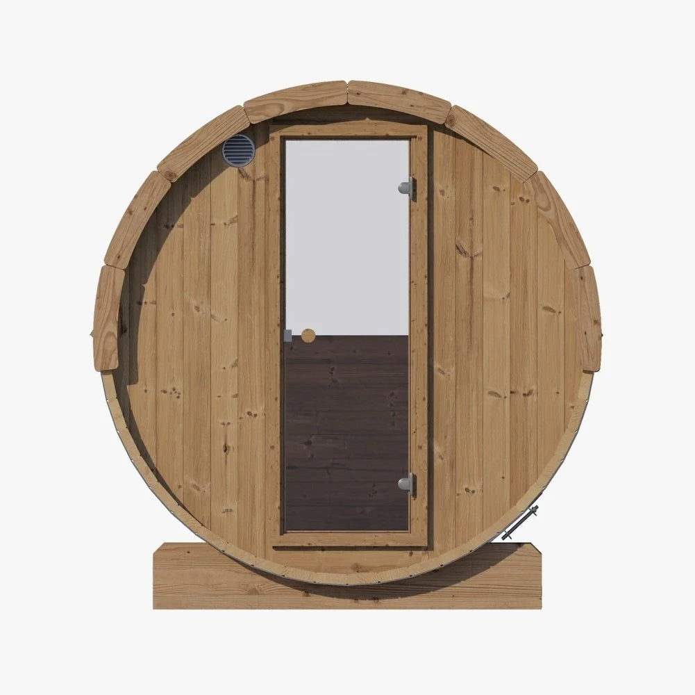 SaunaLife Sauna SaunaLife Model E7W 4 Person Sauna Barrel-Window