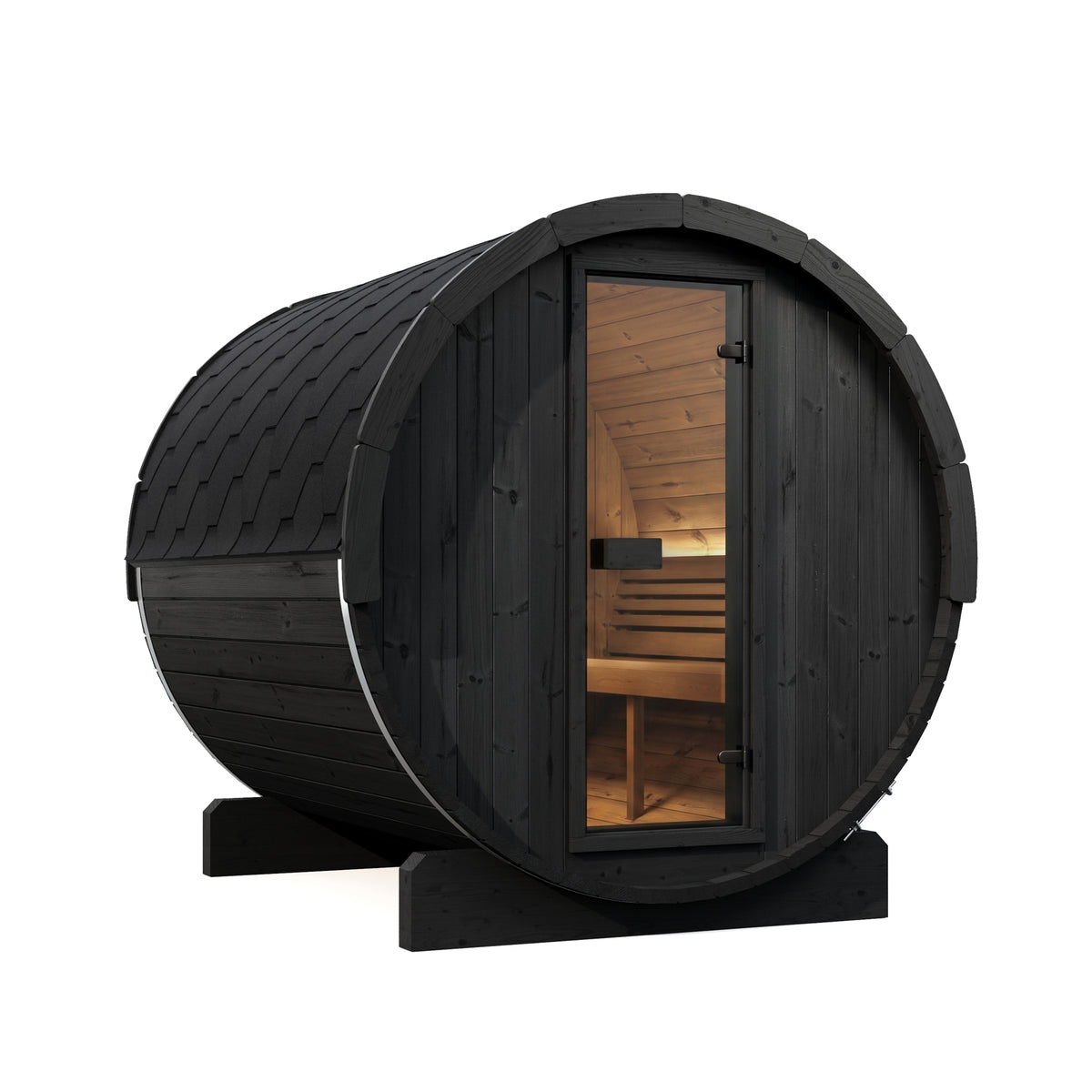 SaunaLife Sauna SaunaLife Model E8 6 Person Barrel Sauna