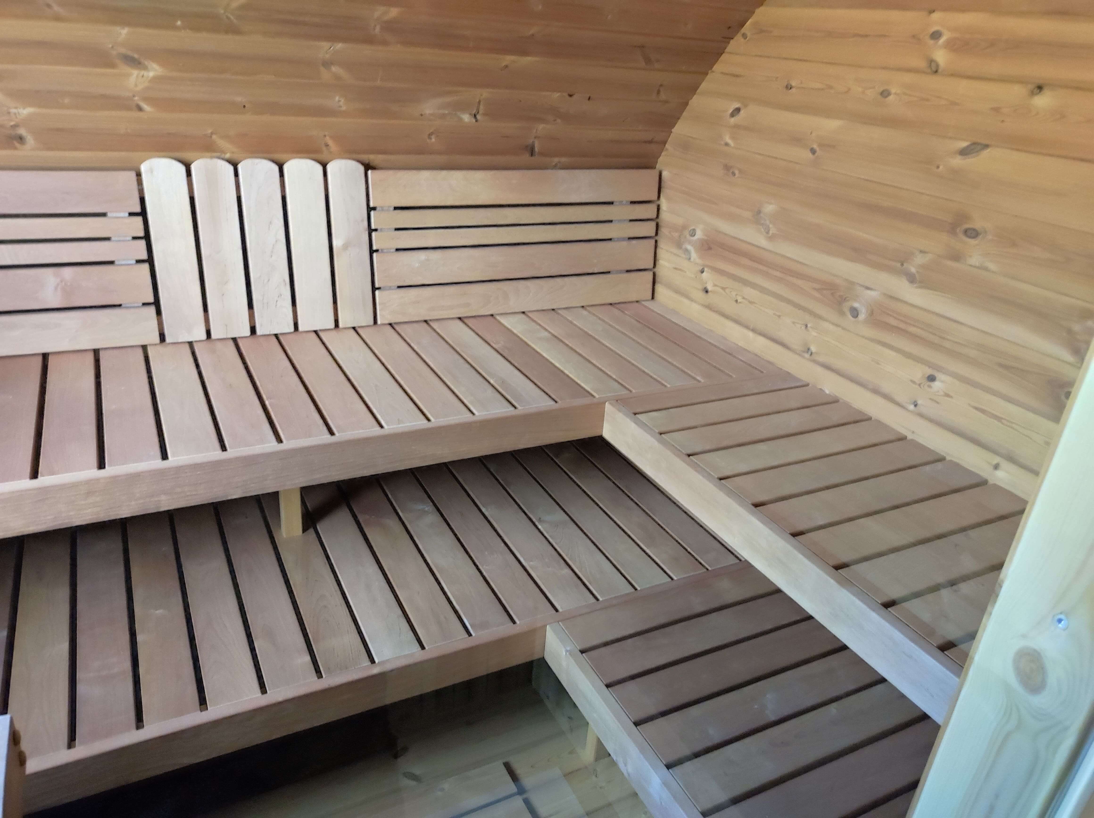 SaunaLife Sauna SaunaLife Model G11 8 Person Garden Series Outdoor Sauna