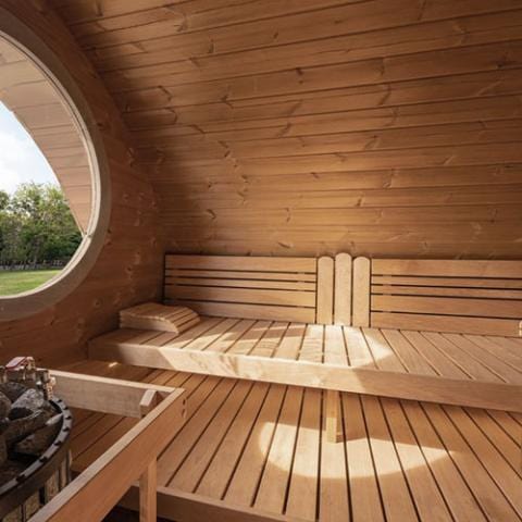 SaunaLife Sauna SaunaLife Model G11 8 Person Garden Series Outdoor Sauna