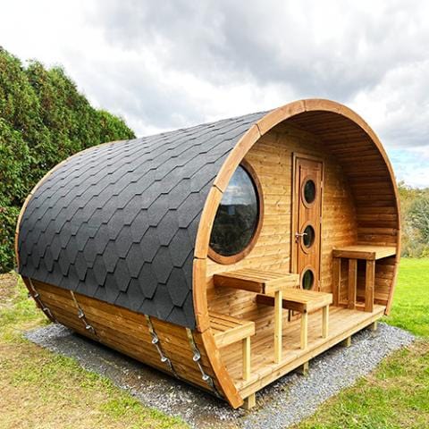 SaunaLife Sauna SaunaLife Model G11 8 Person Garden Series Outdoor Sauna