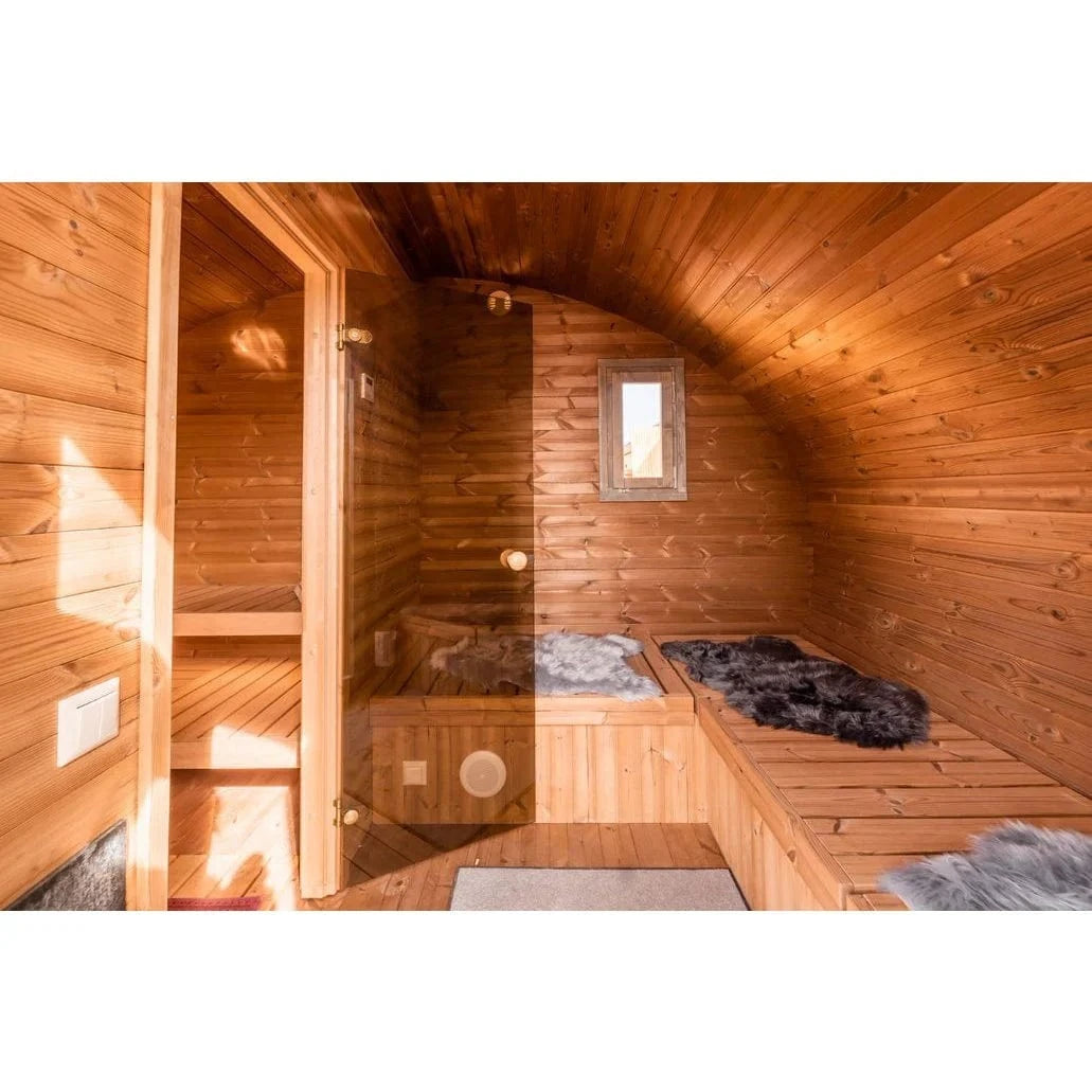 SaunaLife Sauna SaunaLife Model G11 8 Person Garden Series Outdoor Sauna