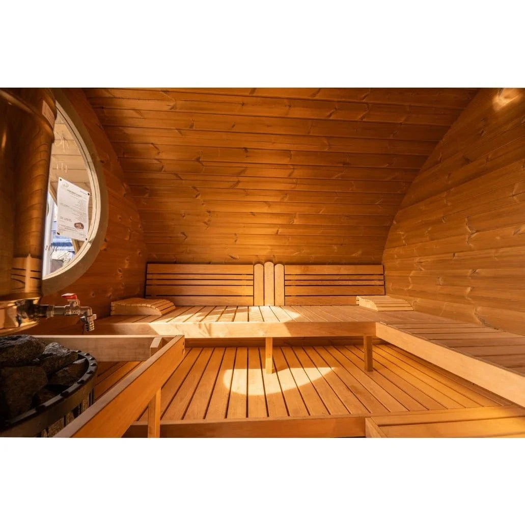 SaunaLife Sauna SaunaLife Model G11 8 Person Garden Series Outdoor Sauna