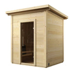 SaunaLife Sauna SaunaLife Model G2 4 Person Garden Series Outdoor Home Sauna Kit