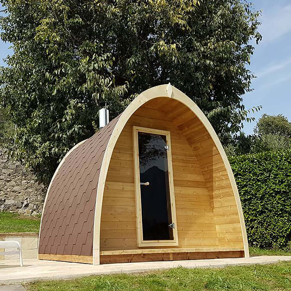 SaunaLife Sauna SaunaLife Model G3 4 Person Outdoor Home Sauna Kit