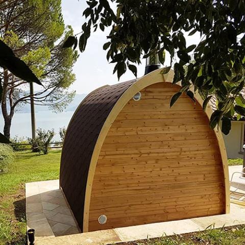 SaunaLife Sauna SaunaLife Model G3 4 Person Outdoor Home Sauna Kit