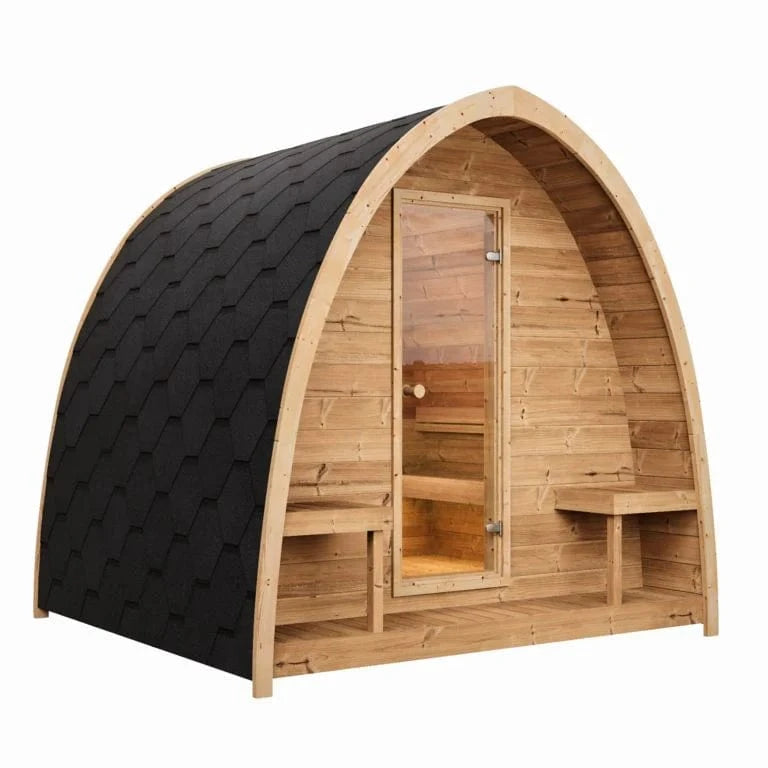 SaunaLife Sauna SaunaLife Model G3 4 Person Outdoor Home Sauna Kit