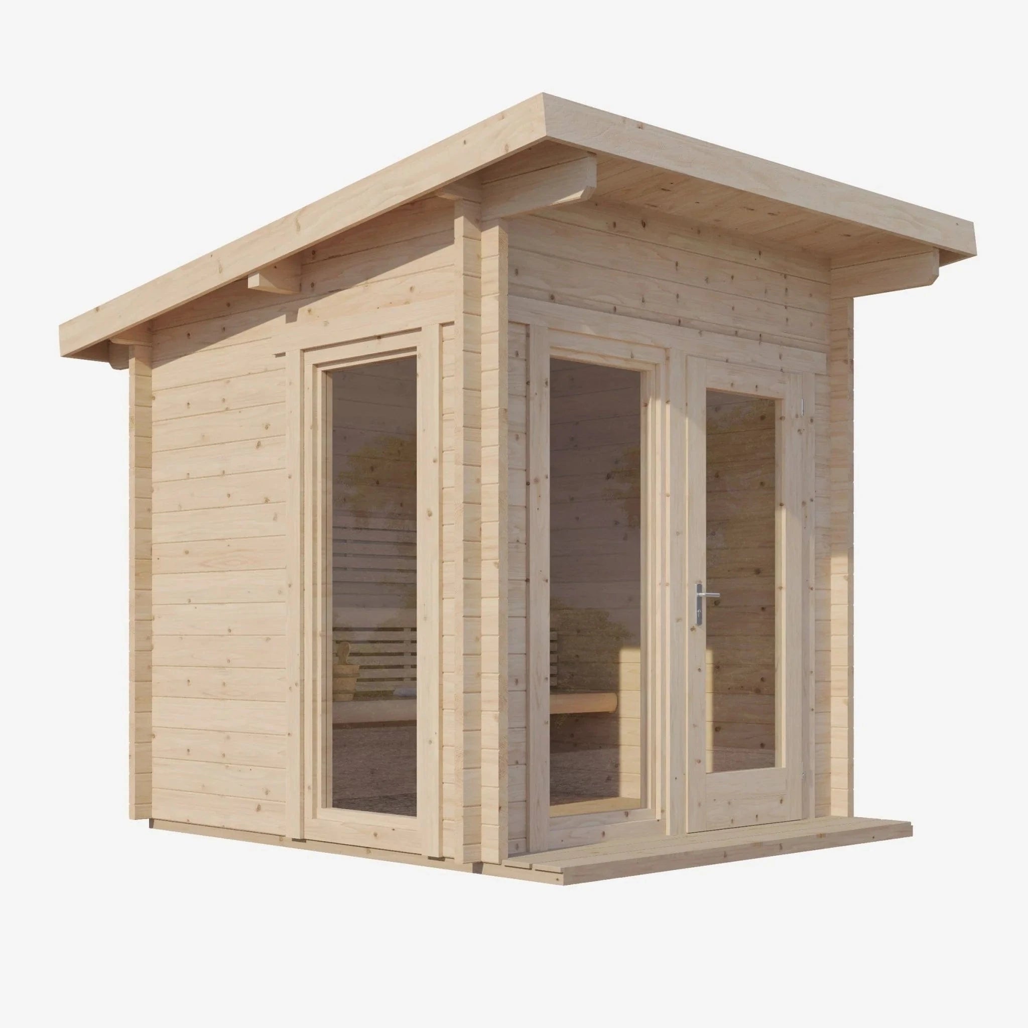 SaunaLife Sauna SaunaLife Model G4 6 Person Garden Series Outdoor Home Sauna Kit