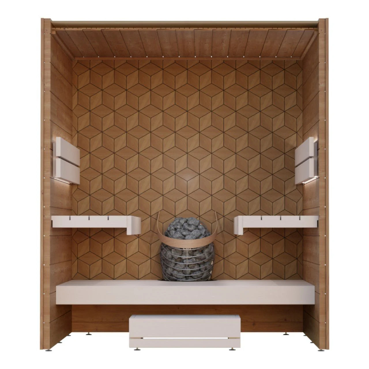 Leil Como 4-180 4 Person Indoor Sauna Kit