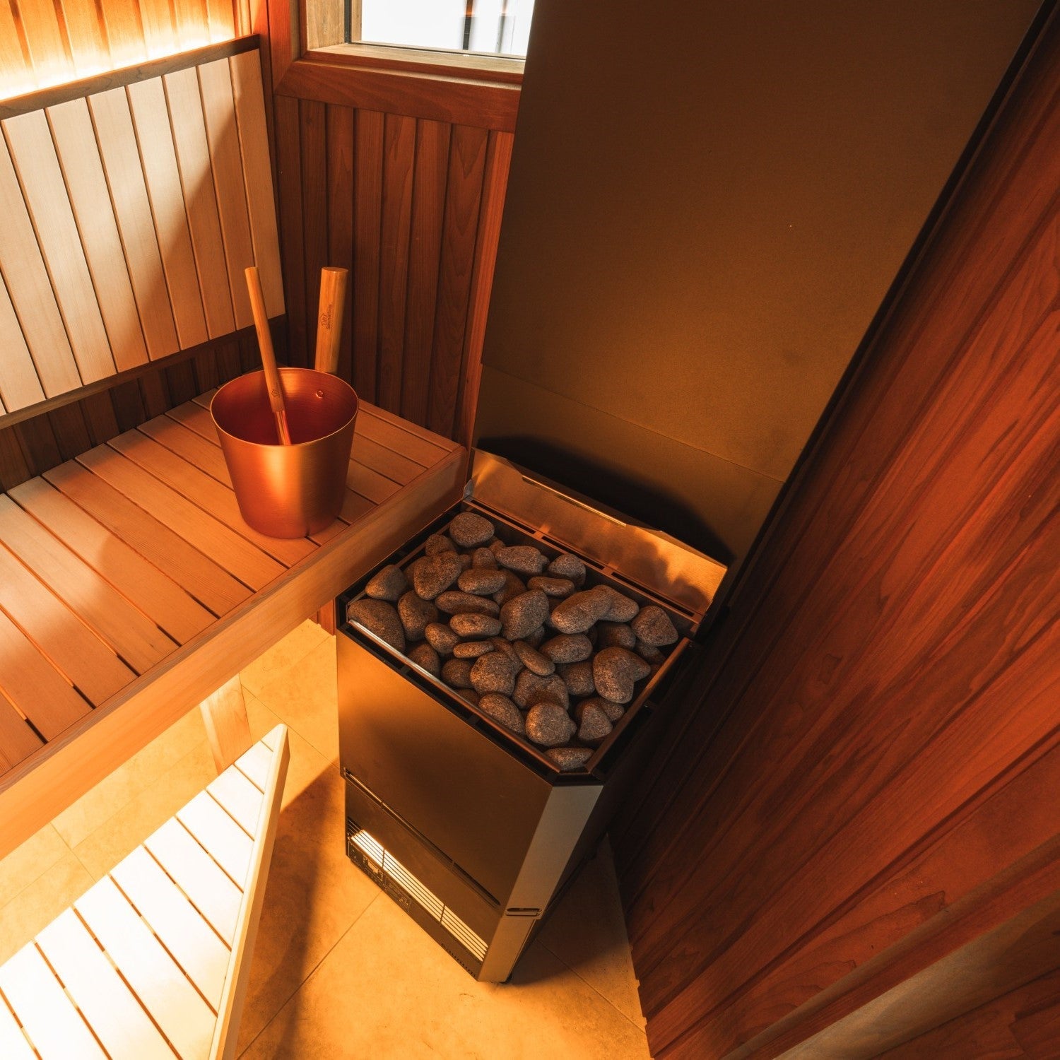 Saunum AIR L 13 Sauna Heater, 13kW w/Climate Equalizer