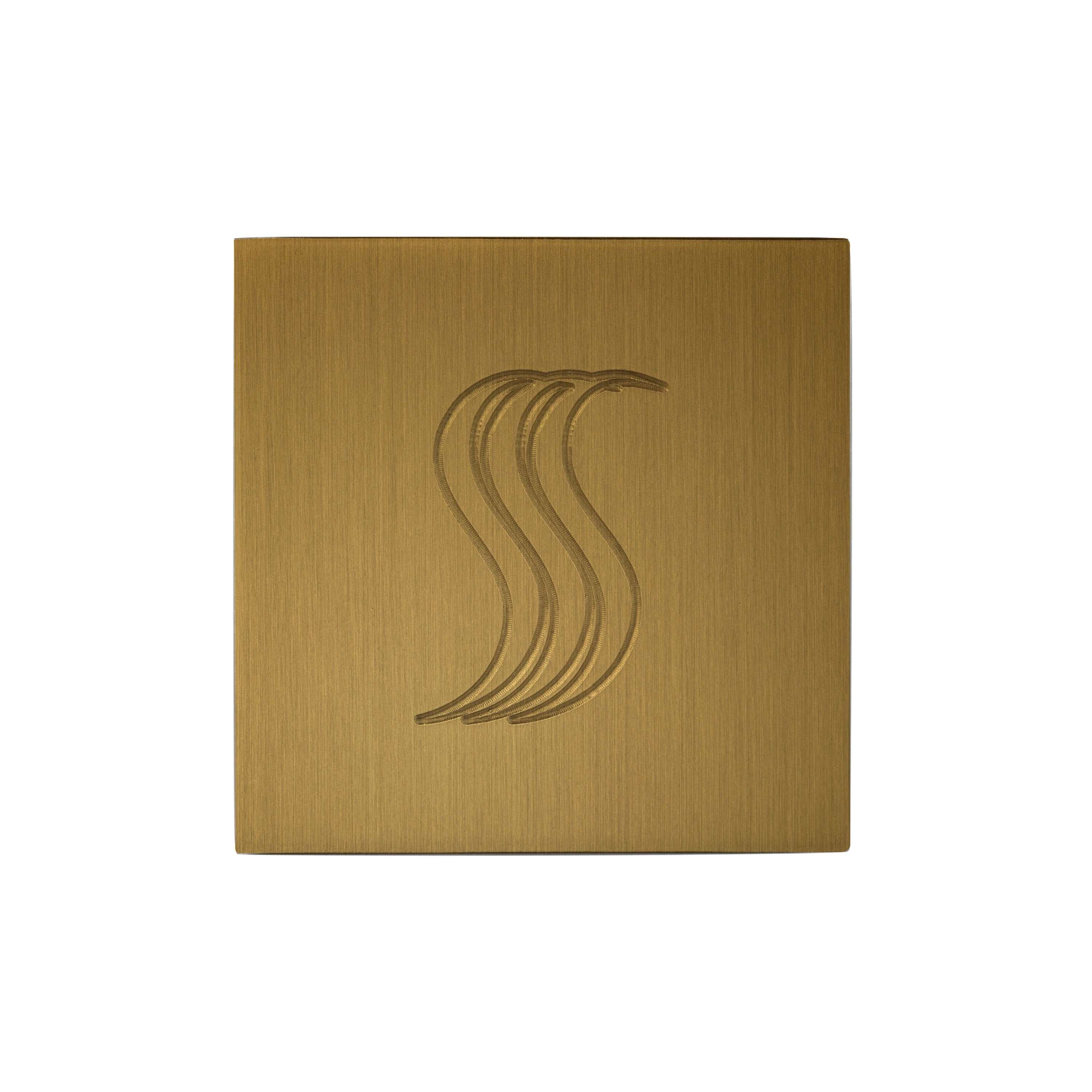 ThermaSol Antique Brass / Square ThermaSol SteamVection Steam Head