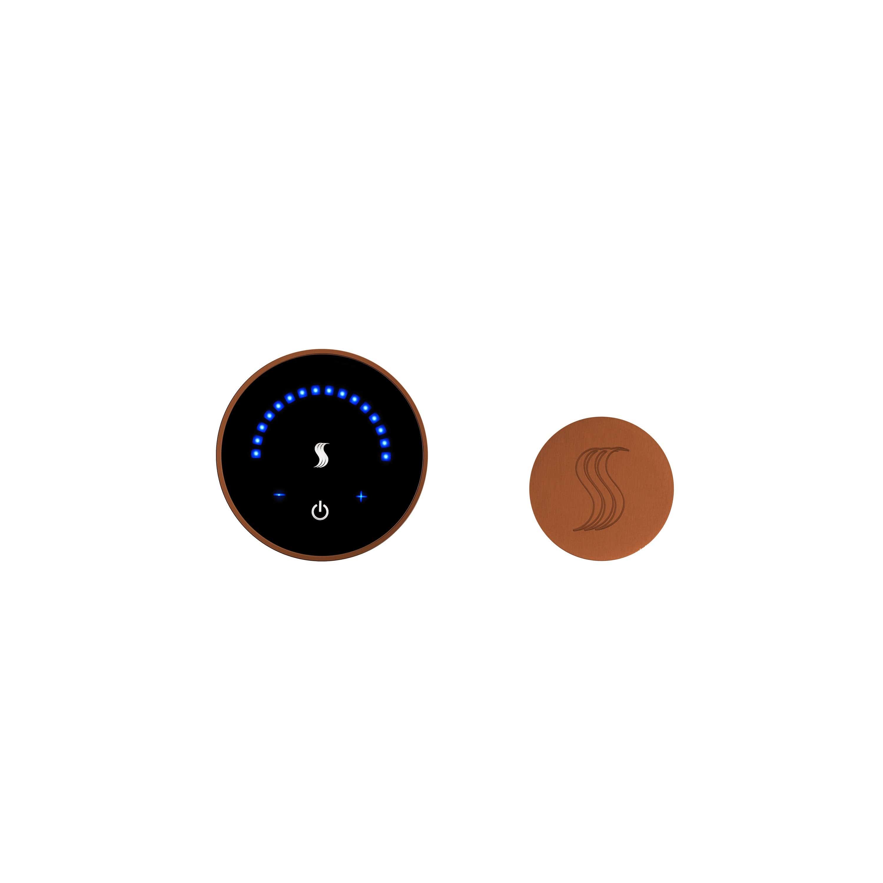 ThermaSol Antique Copper ThermaSol MicroTouch MTC-SVRD Steam Control and Head Kit Round