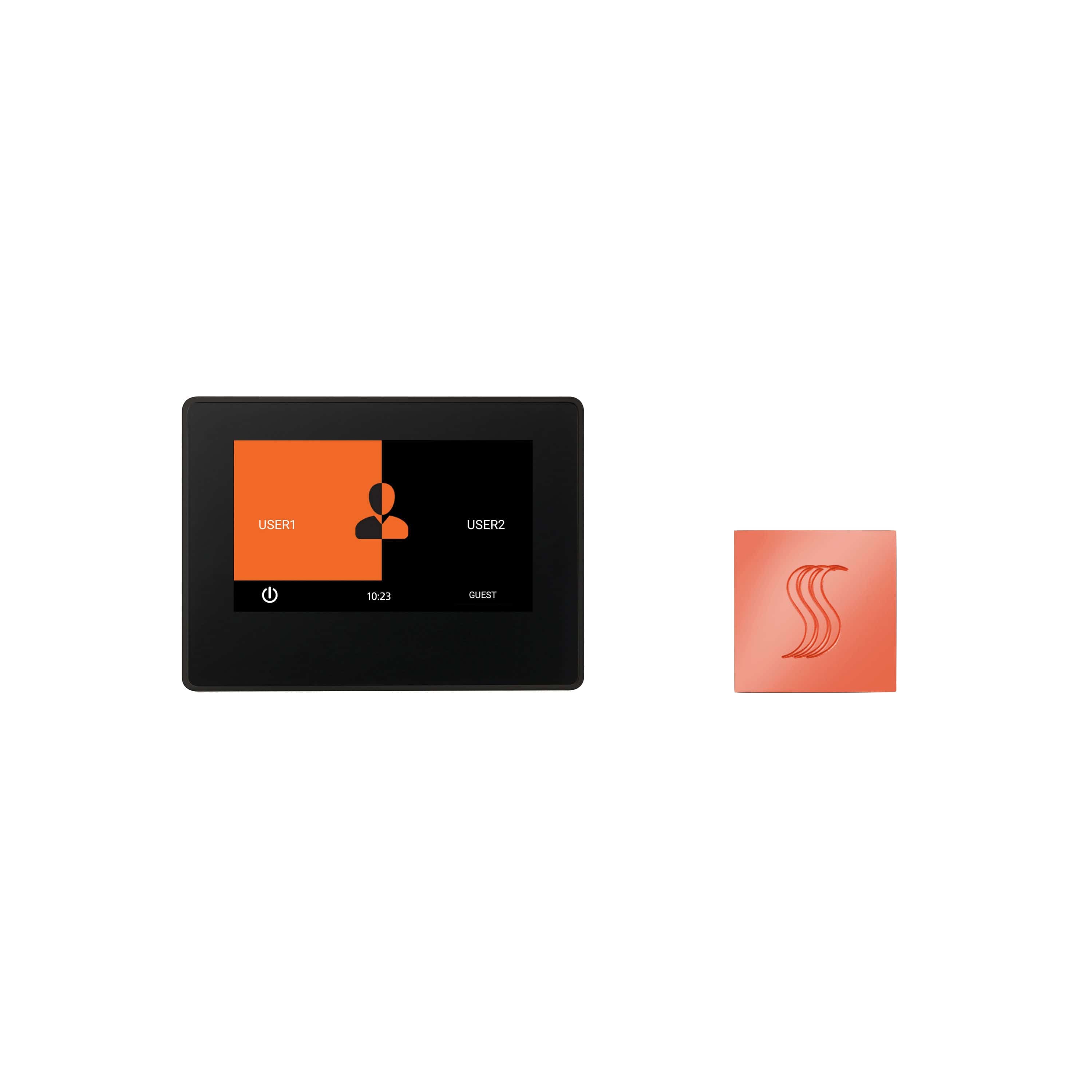 ThermaSol Copper ThermaSol ThermaTouch TT7-SVSQ 7" Control and Steam Head Kit Square