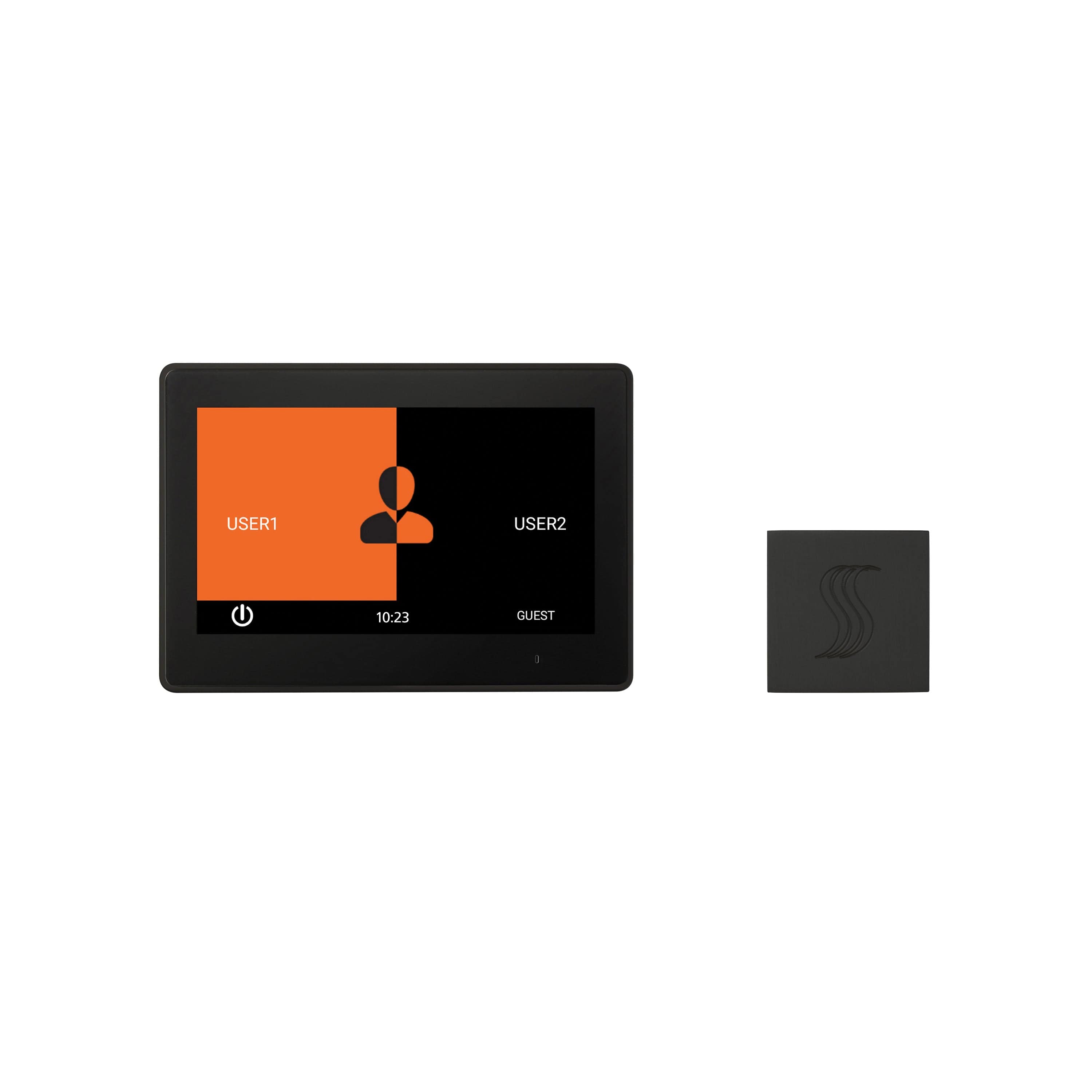 ThermaSol Matte Black ThermaSol ThermaTouch TT10-SVSQ 10" Control Kit Square