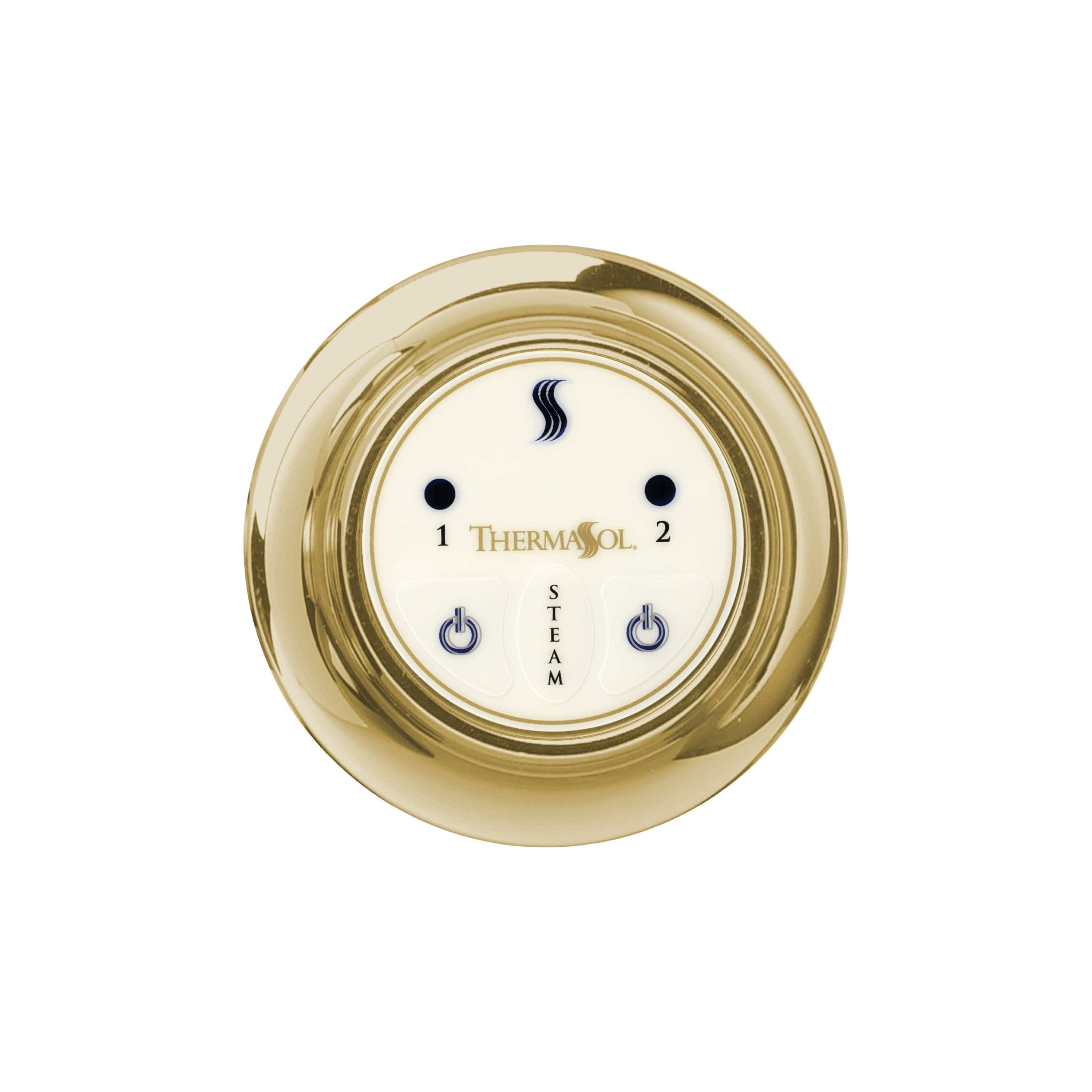 ThermaSol Polished Brass ThermaSol Easy Start Control Round
