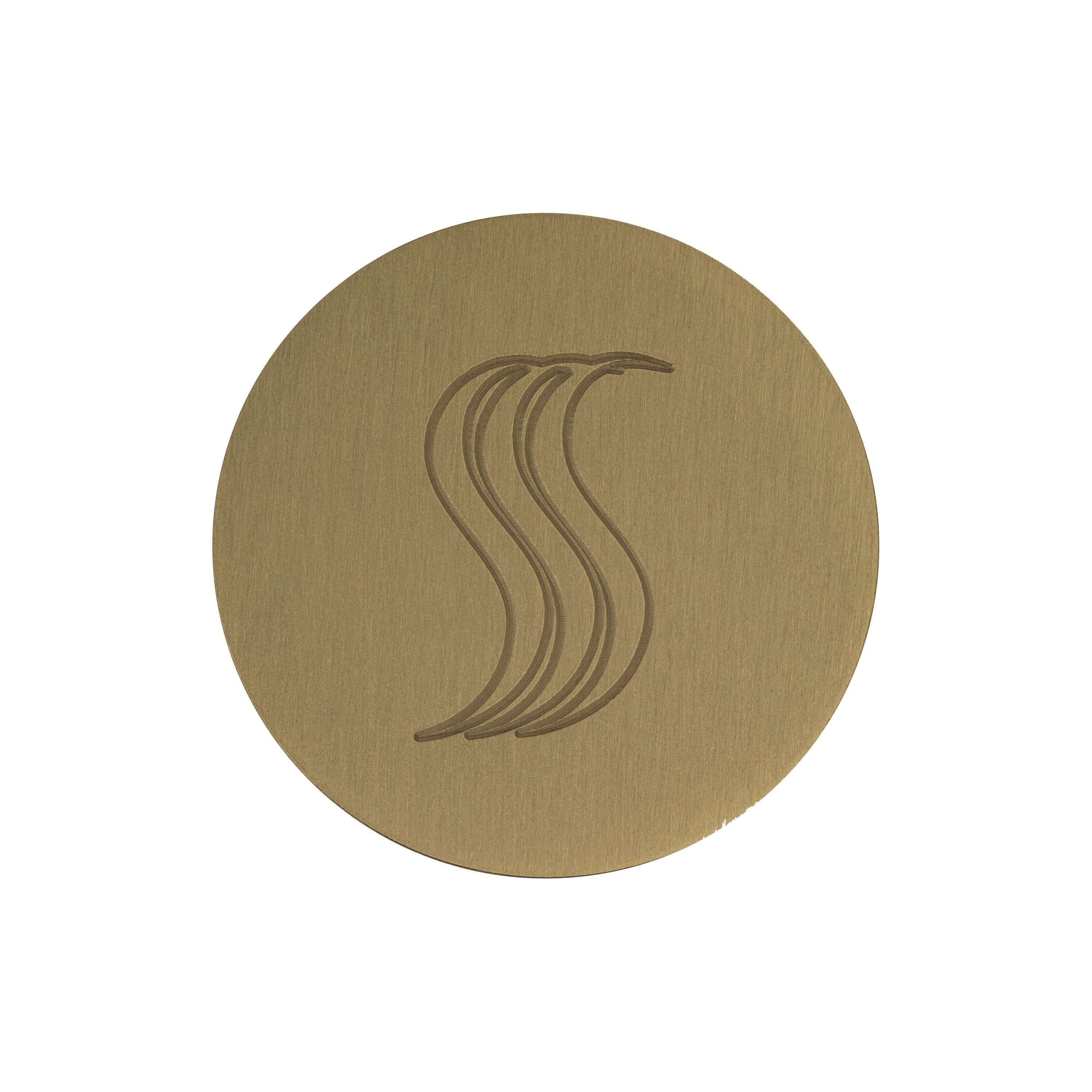 ThermaSol Satin Brass / Round ThermaSol SteamVection Steam Head