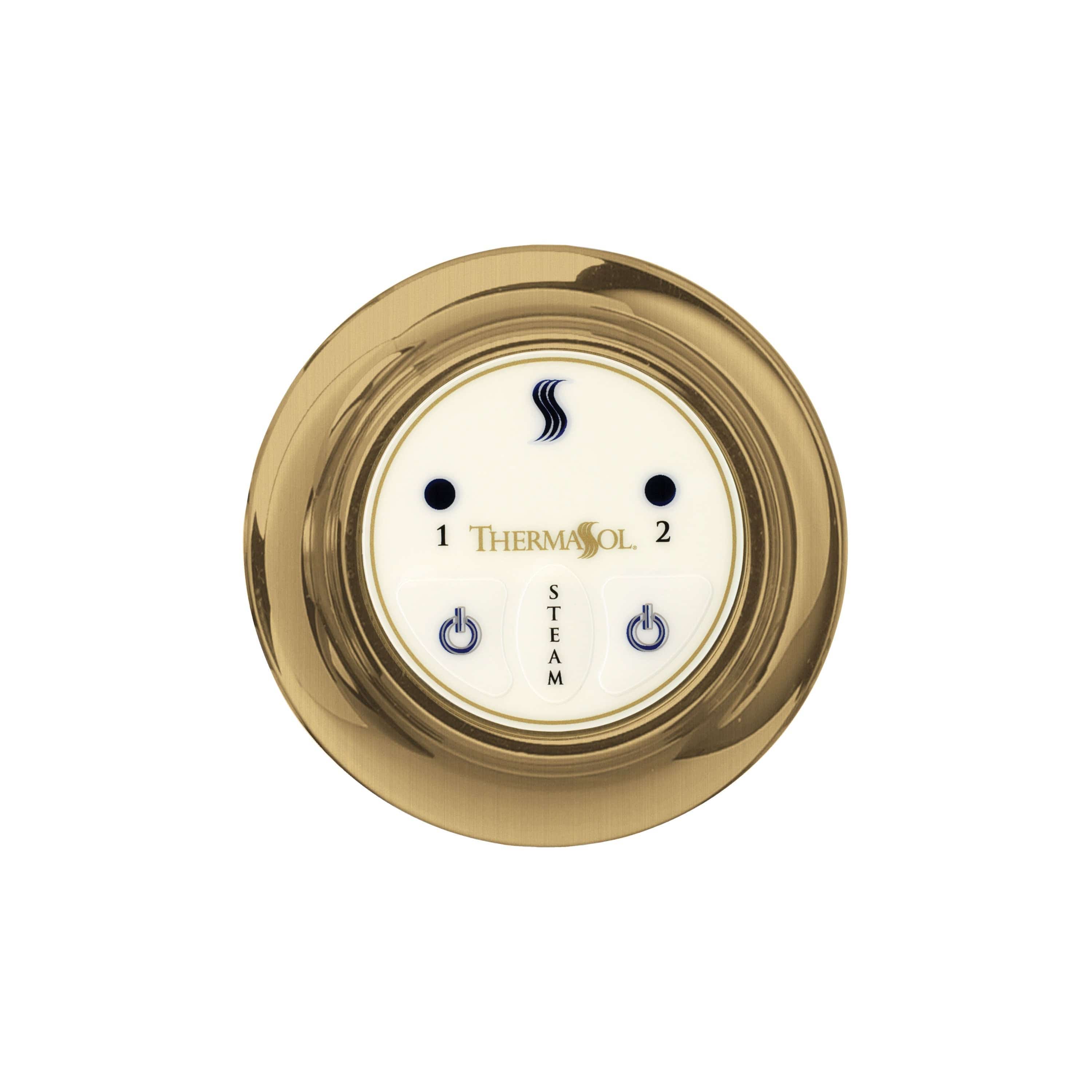 ThermaSol Satin Brass ThermaSol Easy Start Control Round