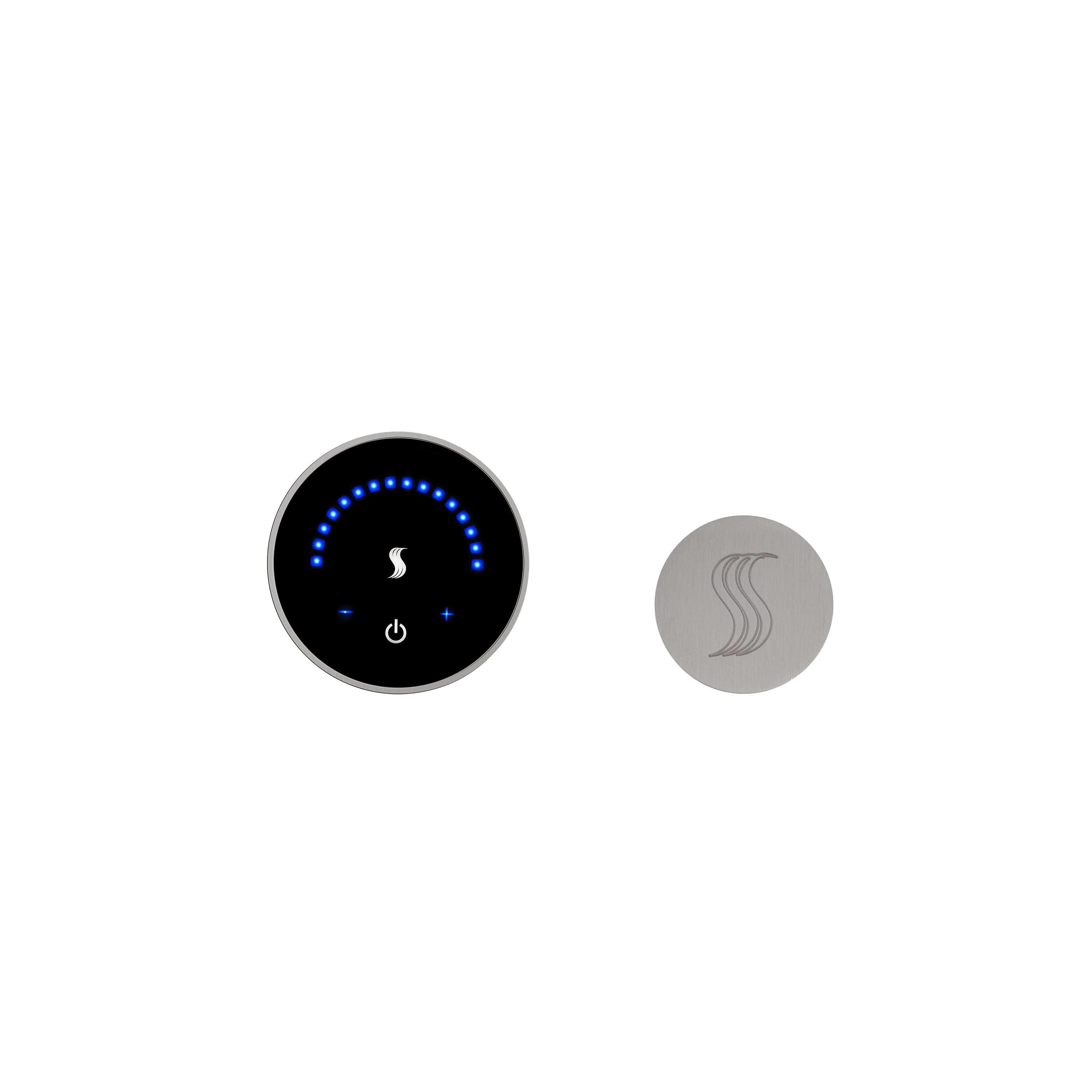 ThermaSol Satin Chrome ThermaSol MicroTouch MTC-SVRD Steam Control and Head Kit Round