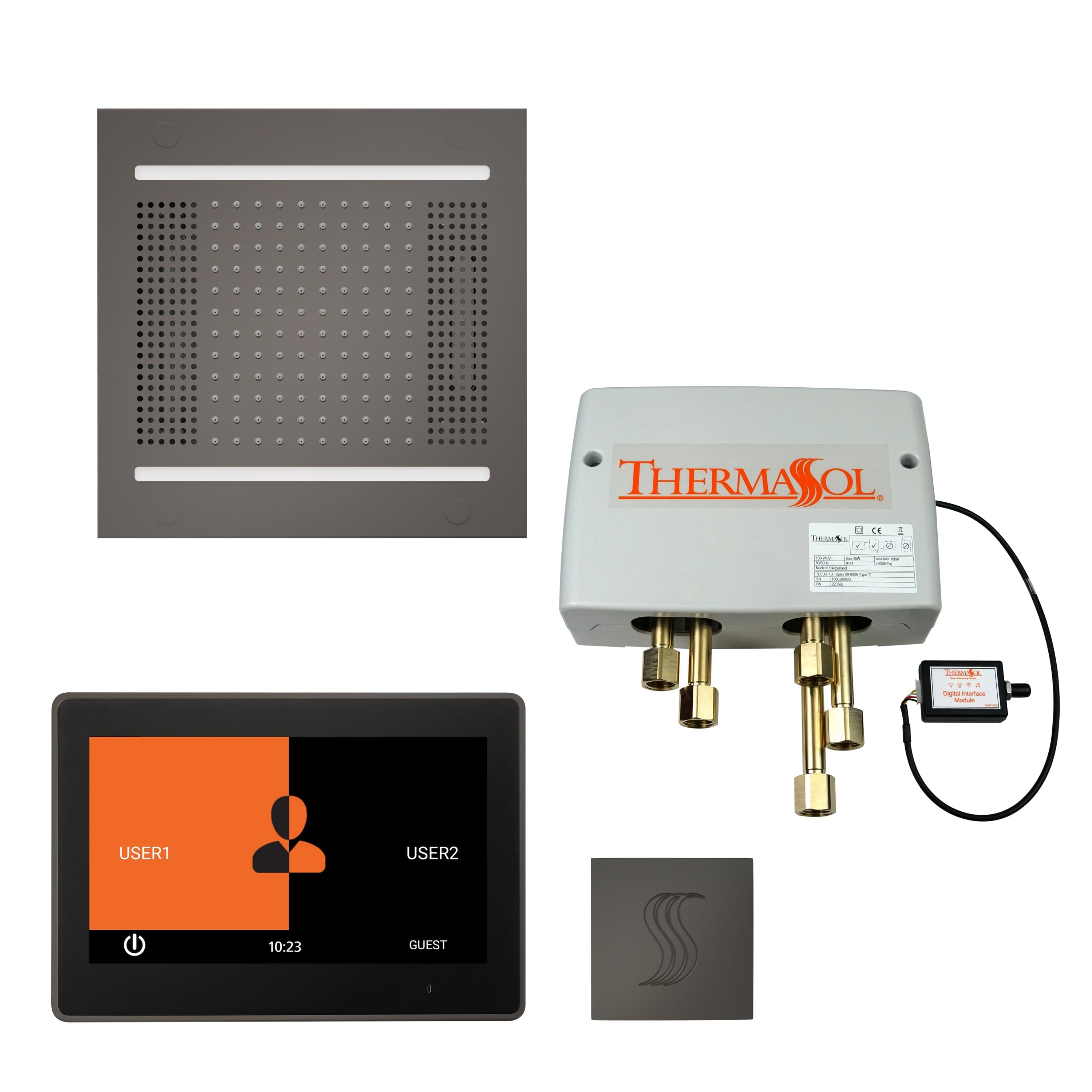 ThermaSol ThermaSol Total Wellness Hydrovive 14 Package with 10" ThermaTouch Square