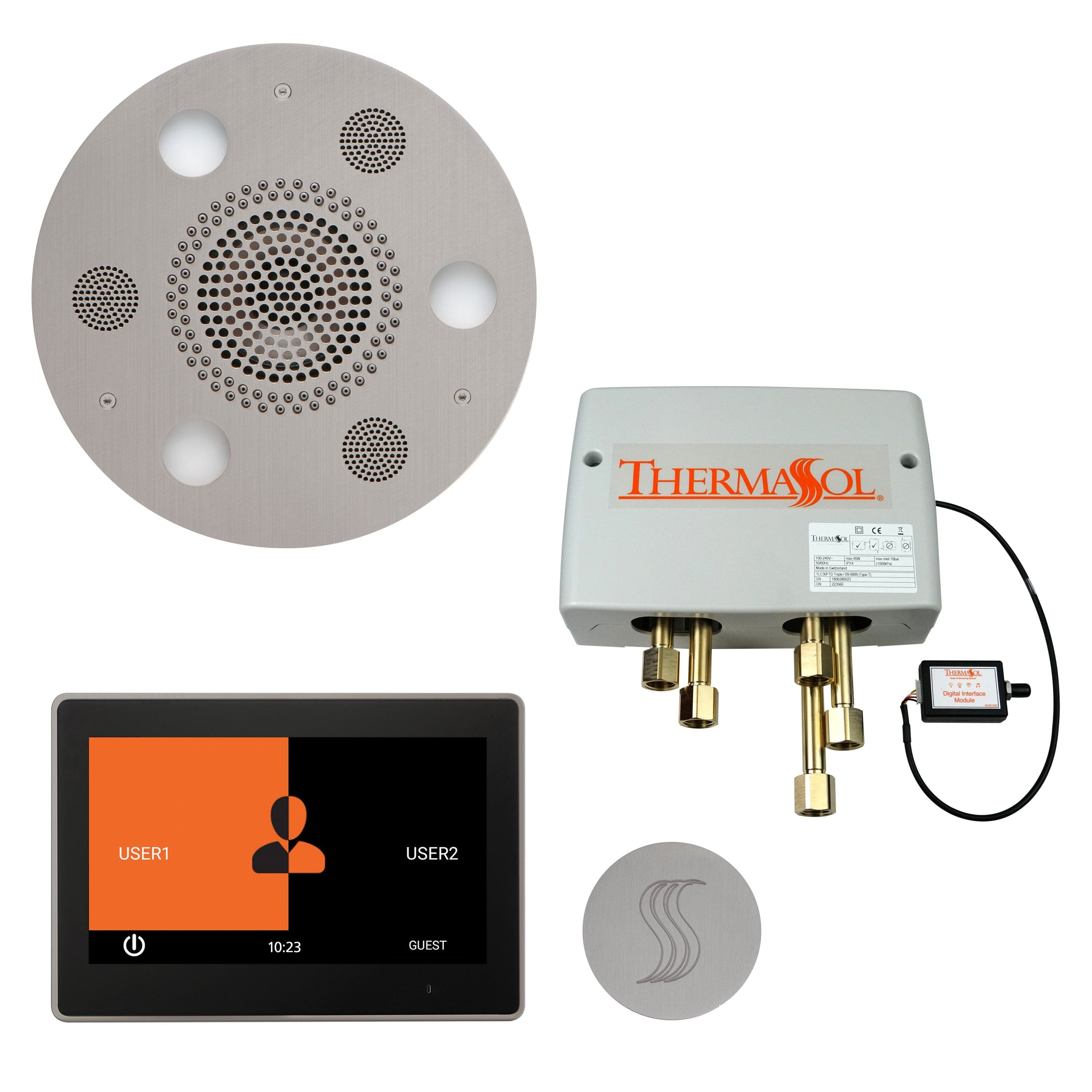 ThermaSol ThermaSol Total Wellness Shower Package with 10" ThermaTouch Round