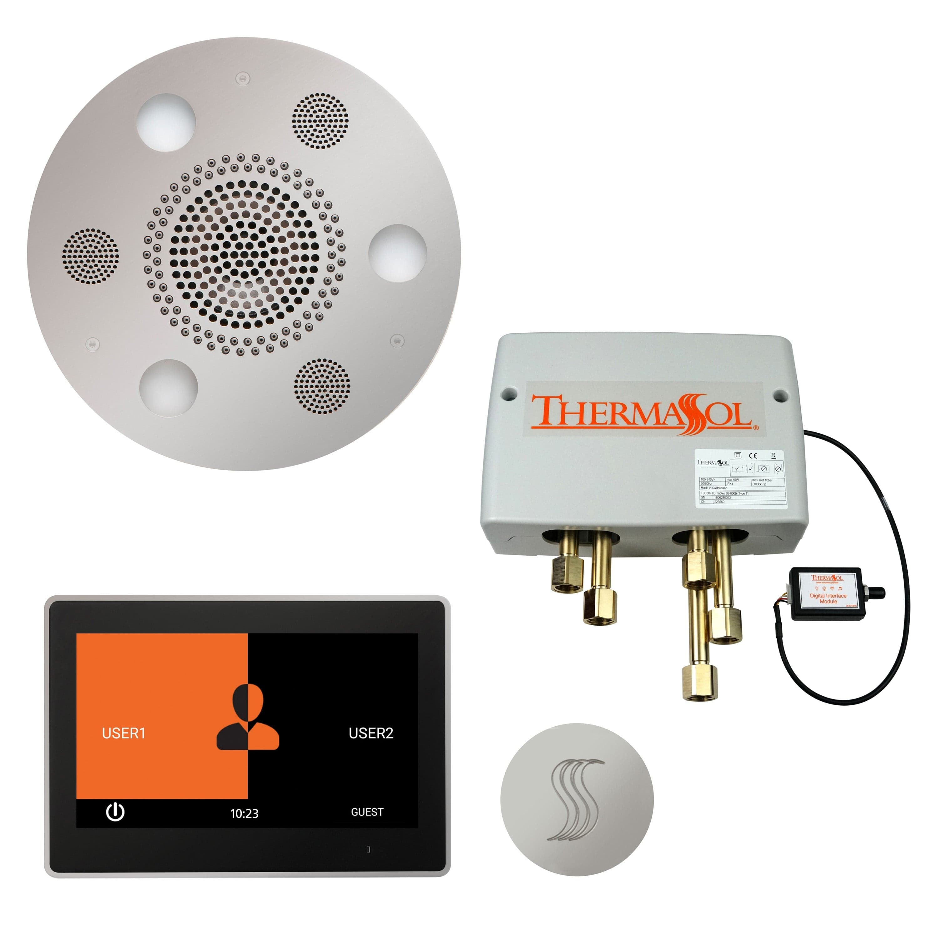 ThermaSol ThermaSol Total Wellness Shower Package with 10" ThermaTouch Round