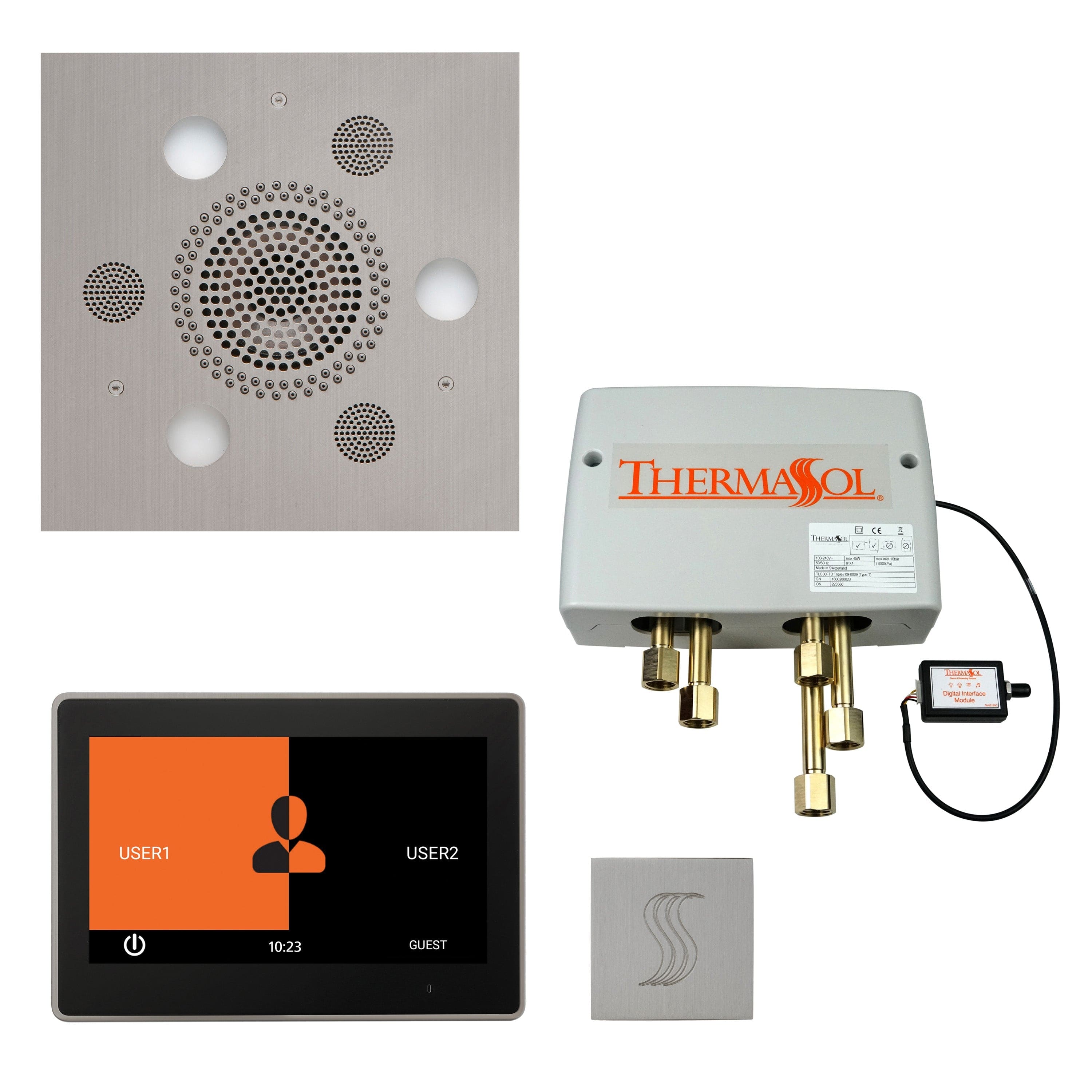 ThermaSol ThermaSol Total Wellness Shower Package with 10" ThermaTouch Square