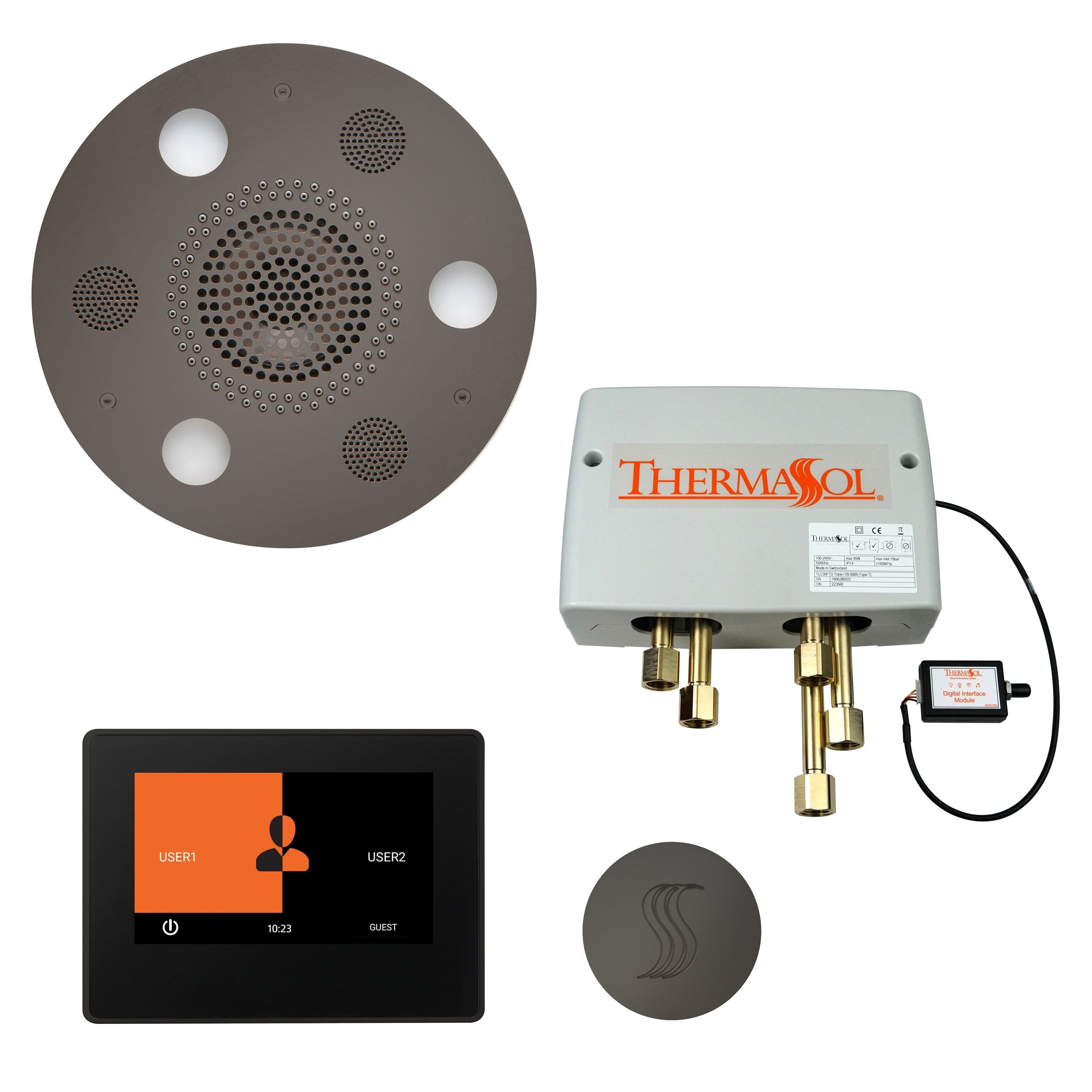ThermaSol ThermaSol Total Wellness Shower Package with 7" ThermaTouch Round