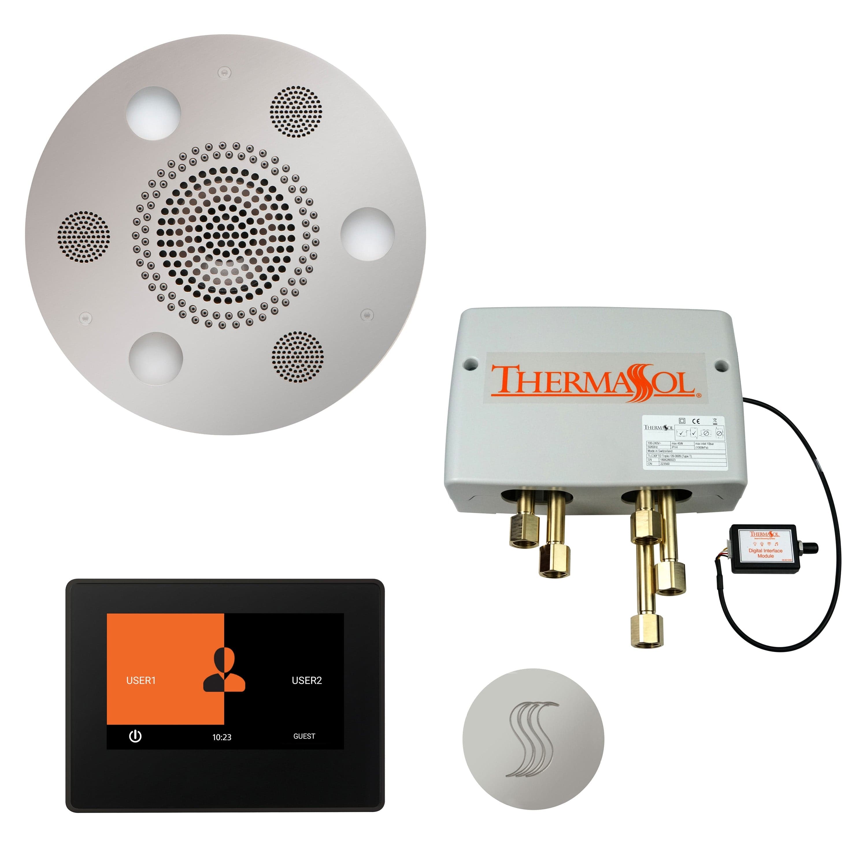 ThermaSol ThermaSol Total Wellness Shower Package with 7" ThermaTouch Round
