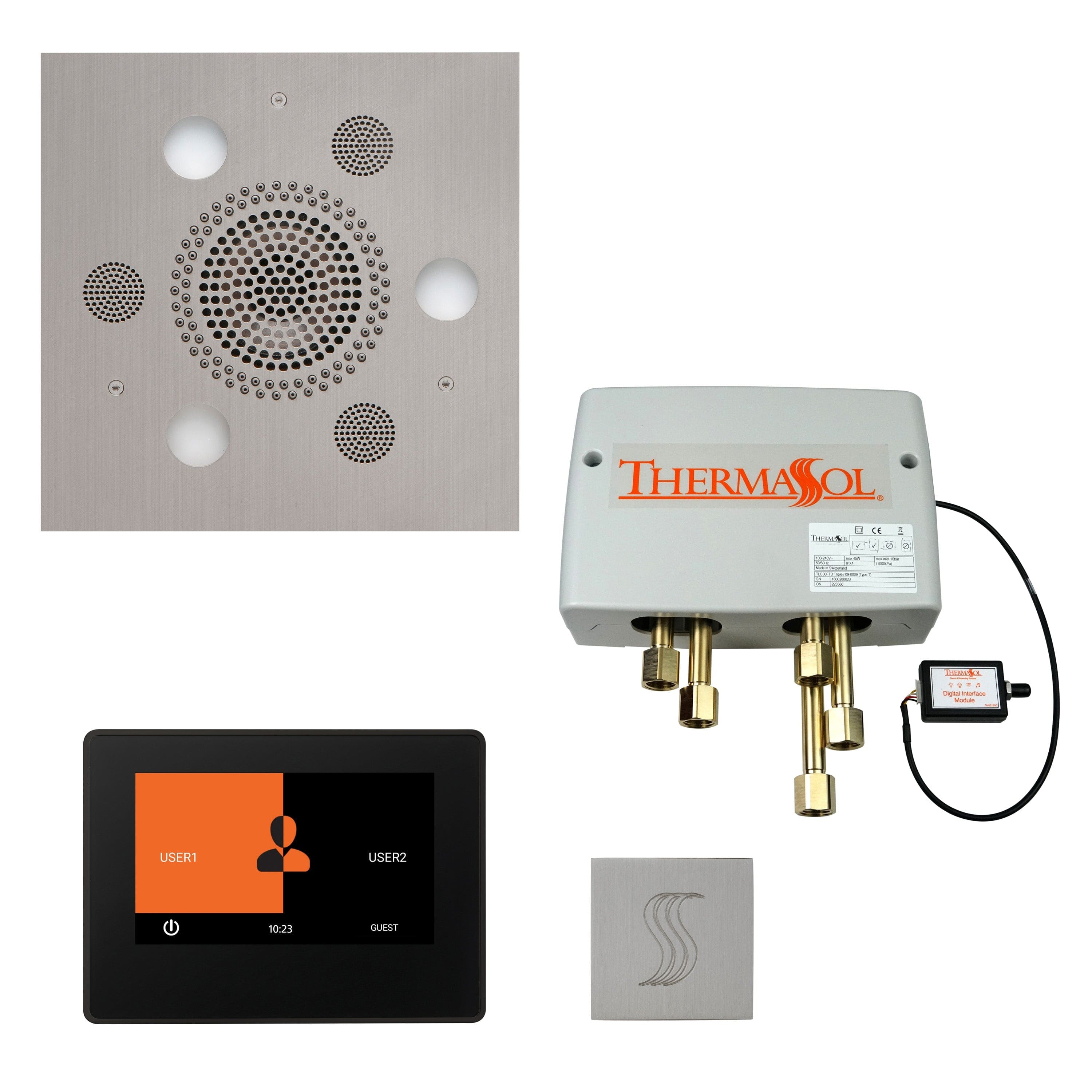 ThermaSol ThermaSol Total Wellness Shower Package with 7" ThermaTouch Square