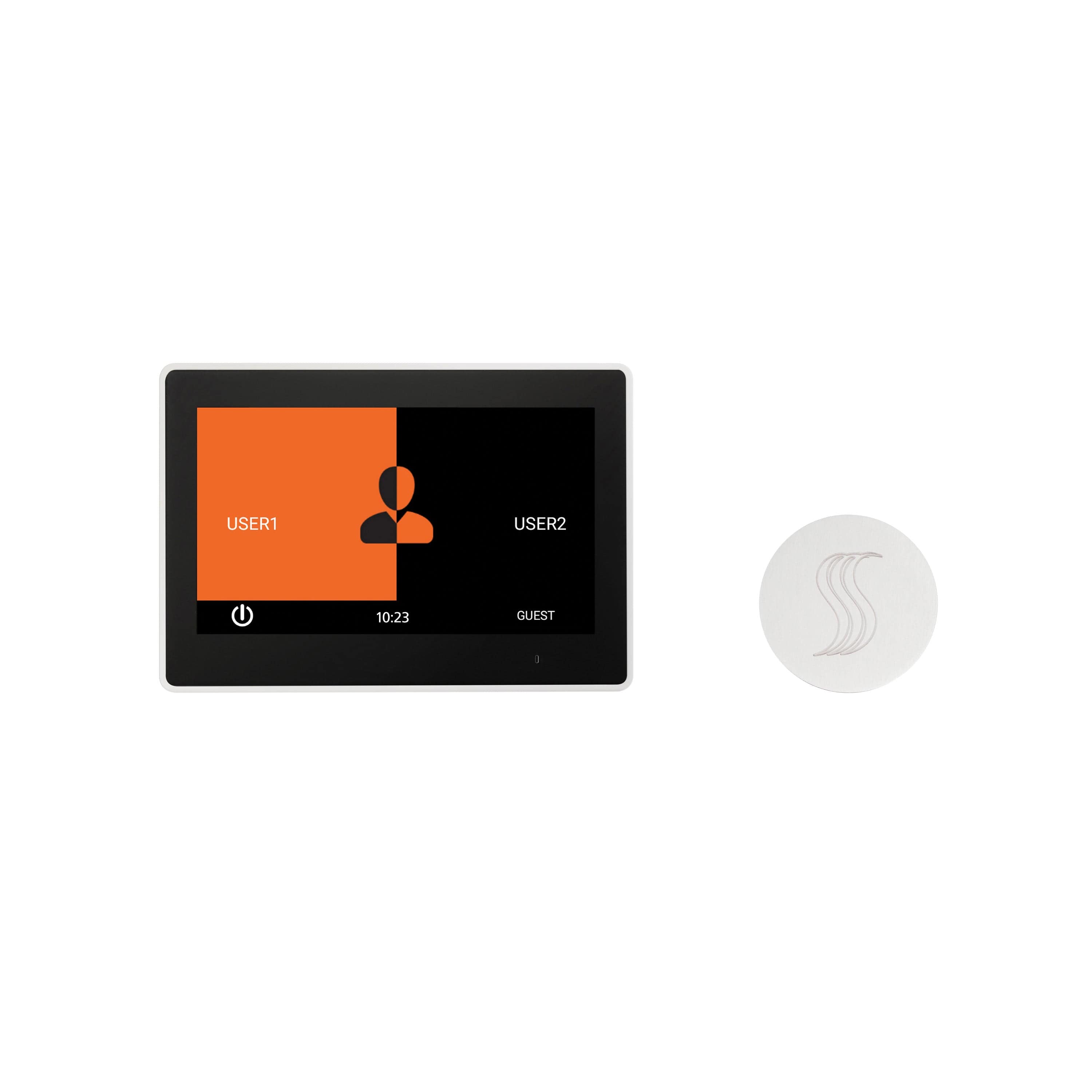 ThermaSol White ThermaSol ThermaTouch TT10-SVRD 10" Control Kit Round