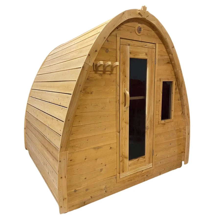 True North Saunas Sauna True North Canadian Made 4-8 Person Outdoor Traditional Large Pod Sauna