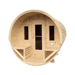 True North Saunas Sauna True North Canandian Made 6-8 Person 9' Long Outdoor Traditional Barrel Sauna