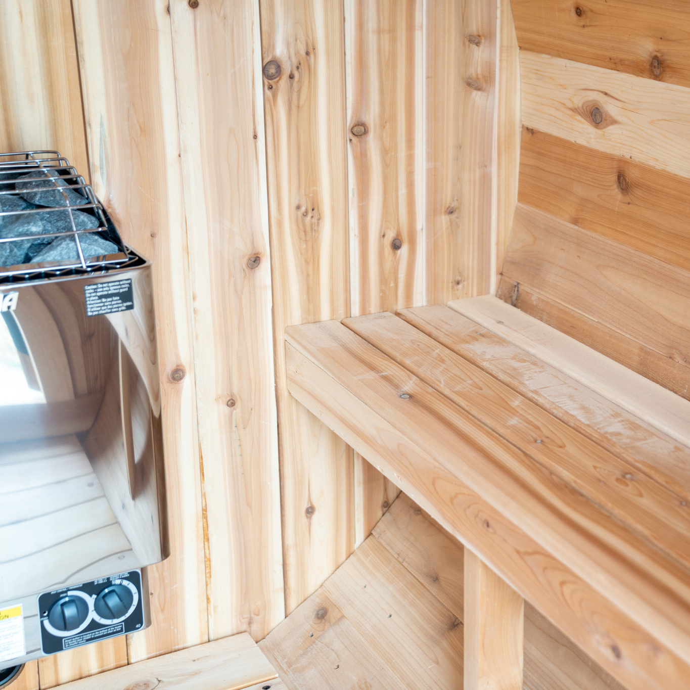 Viking Sauna Co Sauna The Ragnar 4-Person Outdoor Barrel Sauna