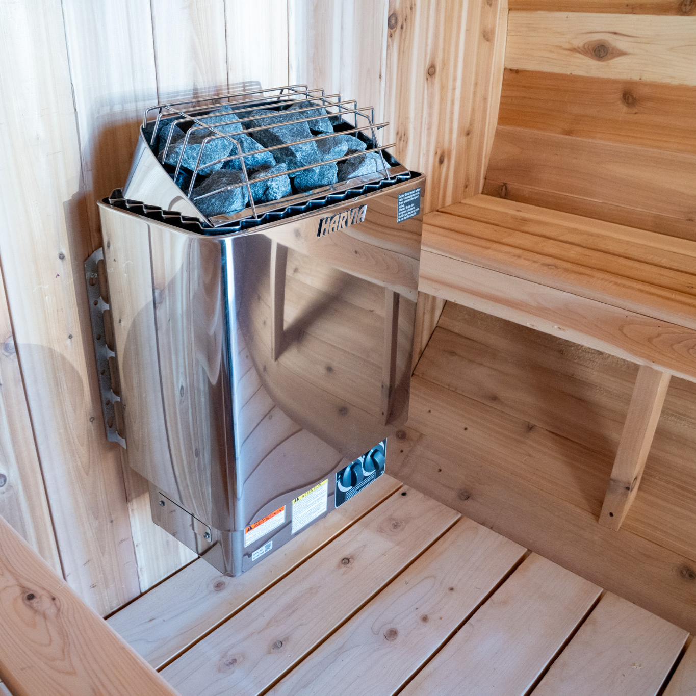 Viking Sauna Co Sauna The Ragnar 4-Person Outdoor Barrel Sauna