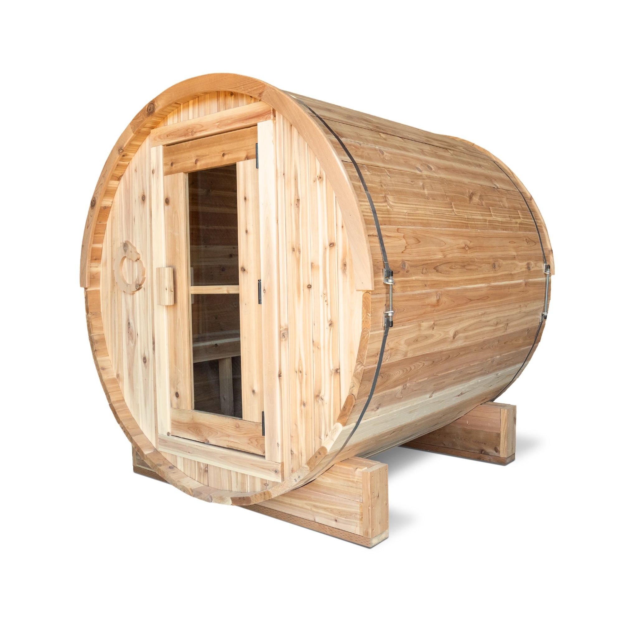 Viking Sauna Co Sauna The Ragnar 4-Person Outdoor Barrel Sauna