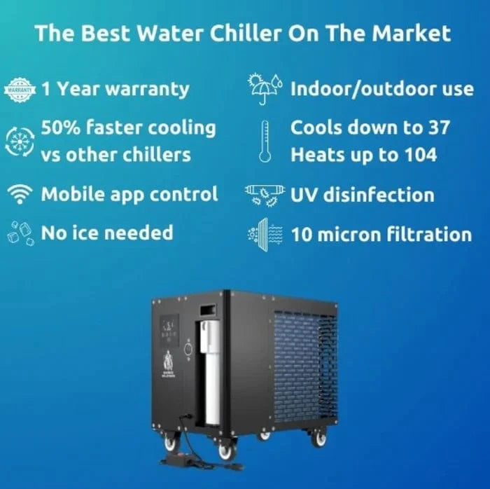 Warrior Chiller WARRIOR MAX 1 HP SMART WATER CHILLER + HEATER BUNDLE