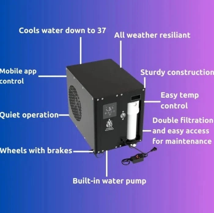 Warrior Chiller WARRIOR MAX 1 HP SMART WATER CHILLER + HEATER BUNDLE
