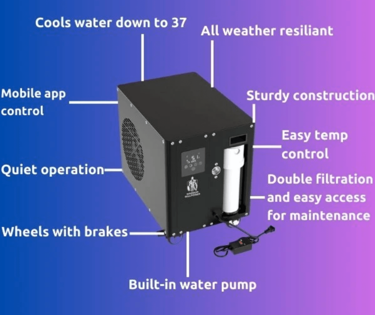 Warrior Chiller WARRIOR MAX 1 HP Wi-Fi Water Chiller + Heater