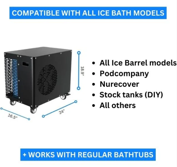 Warrior Chiller Warrior Willpower 1.5 HP Wi-Fi Water Chiller + Heater (Warrior Ultra)
