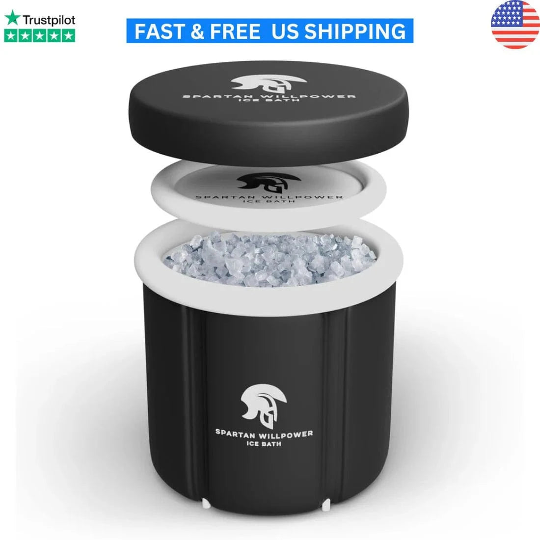 Warrior Cold plunge WARRIOR WILLPOWER THE SPARTAN PORTABLE ICE BATH